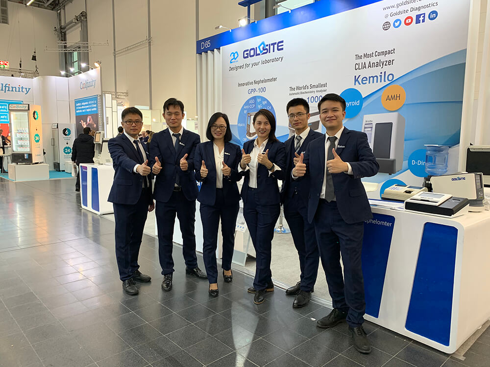 عرض موقع Goldsite في MEDICA 2019